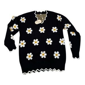 Amazon Daisy Sweater Size M Daisygirl Gardencore Flowerpower Flowercore basic